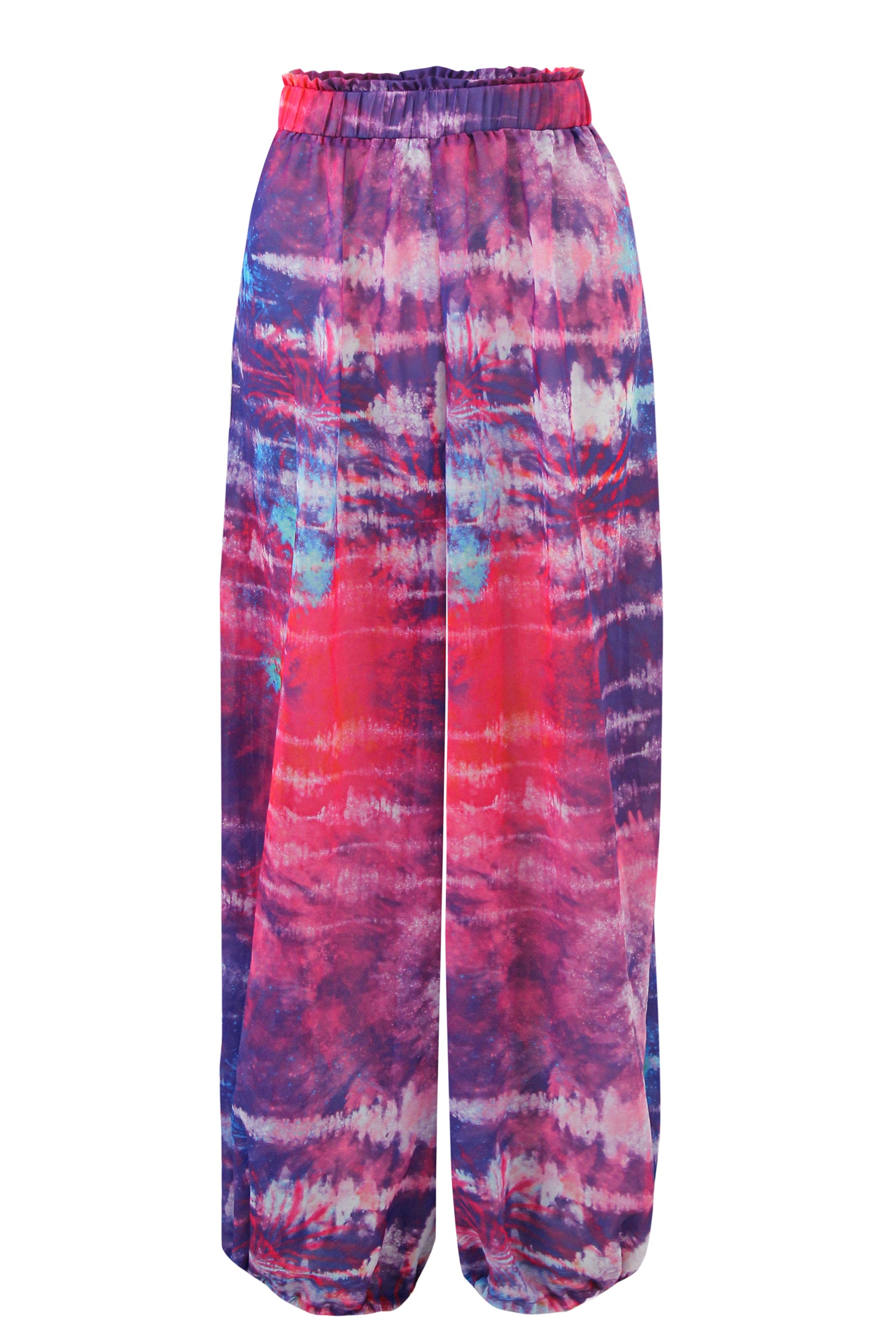 Dream Blaze Chiffon Palazzo Pants - Purple