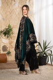 Emerald Mosaic Velvet Cape