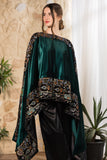 Emerald Mosaic Velvet Cape