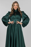 Emerald Radiance Maxi Gown - Emerald Green