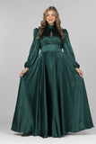 Emerald Radiance Maxi Gown - Emerald Green