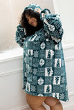 Evergreen Festive Hoodie Blanket