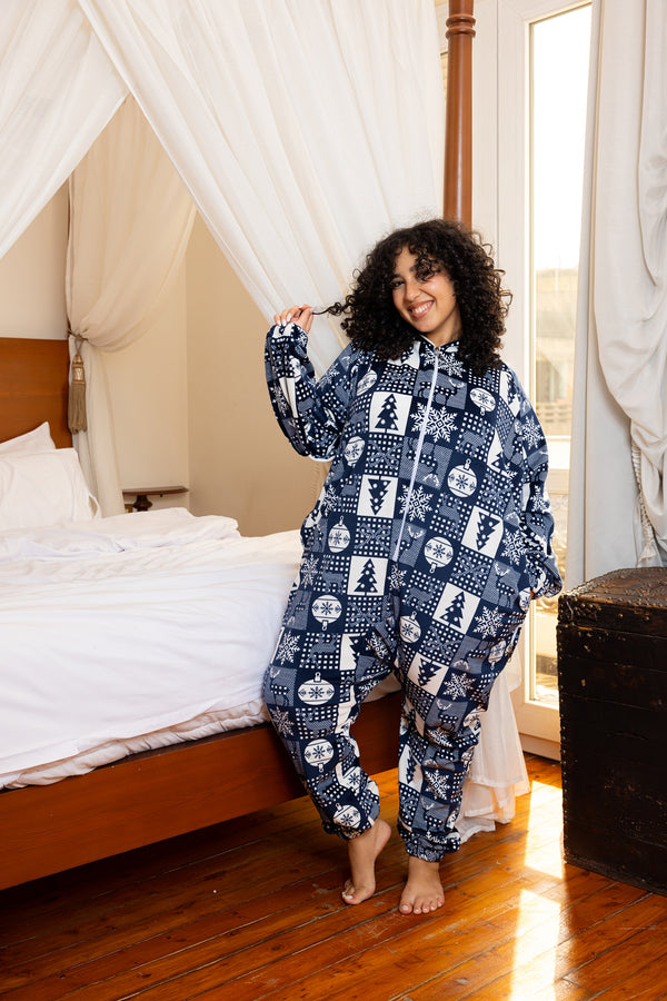 Festive Navy Onesie