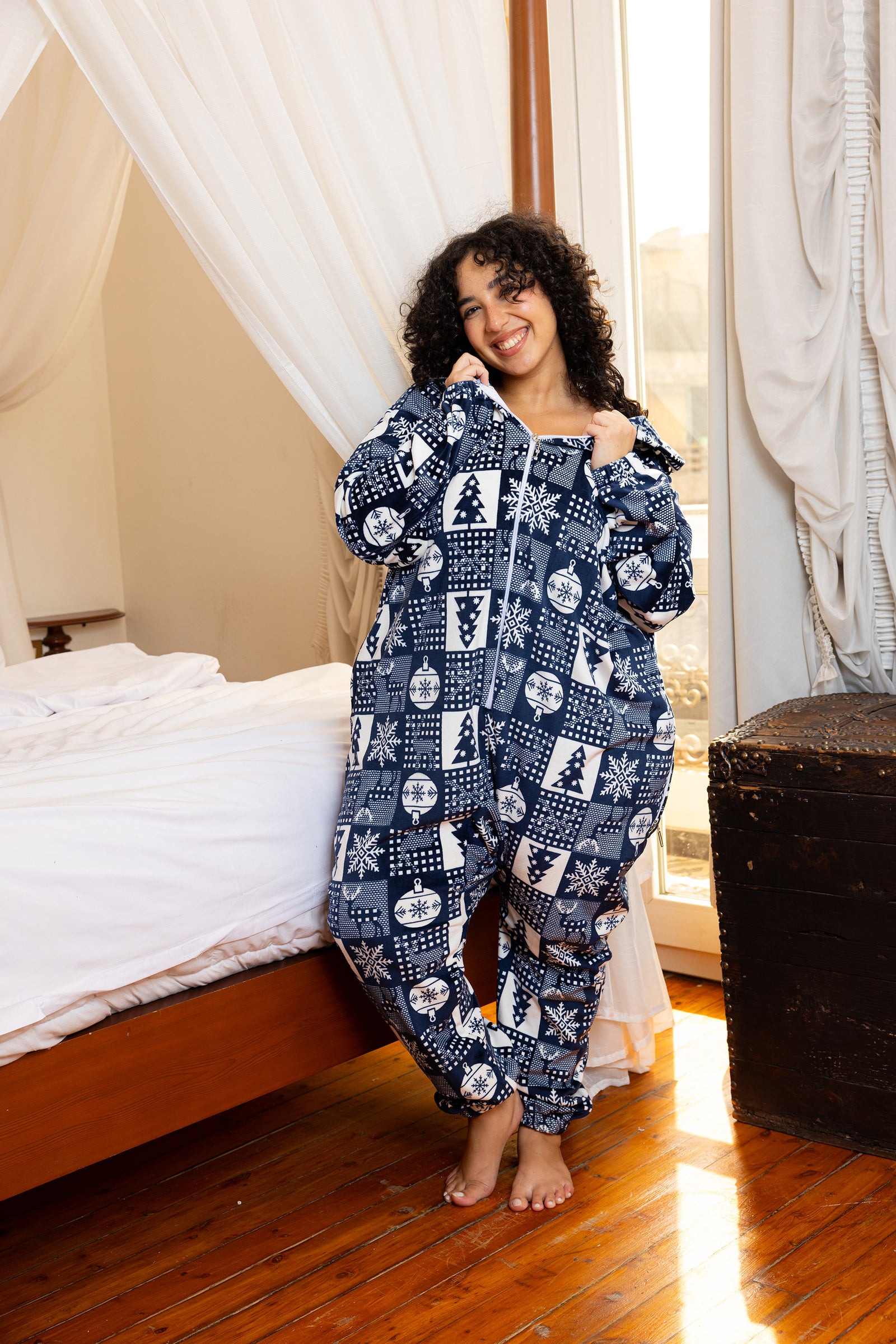 Festive Navy Onesie