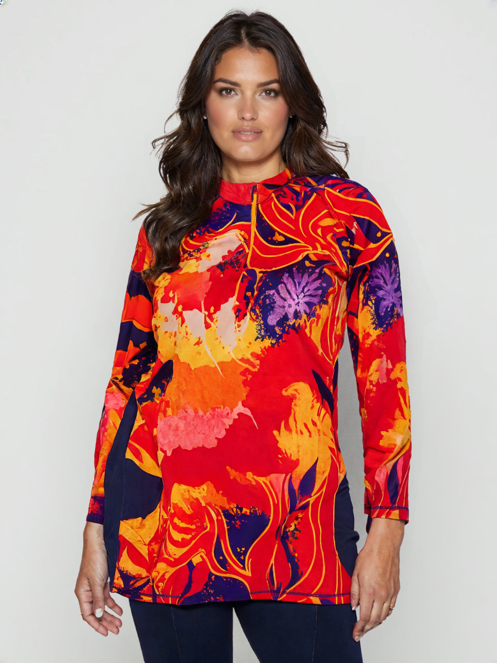Fire Bloom Basic Top
