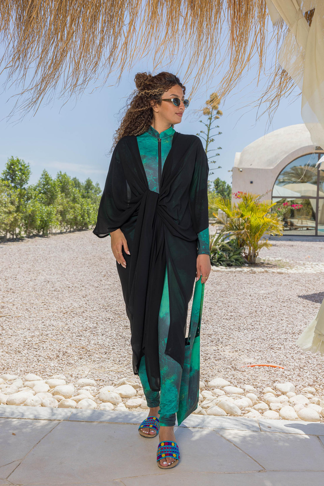 Forest Night Burkini with Cover-Up