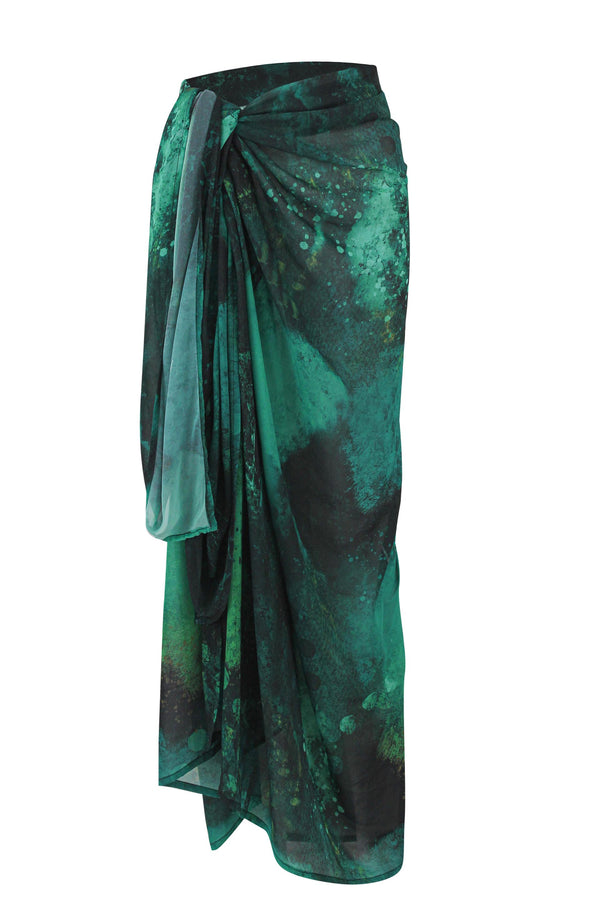 Forest Night chiffon Sarong