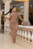 Full Stretched Dress - Beige