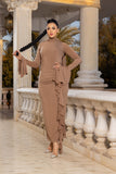 Full Stretched Dress - Beige