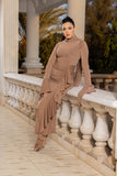 Full Stretched Dress - Beige