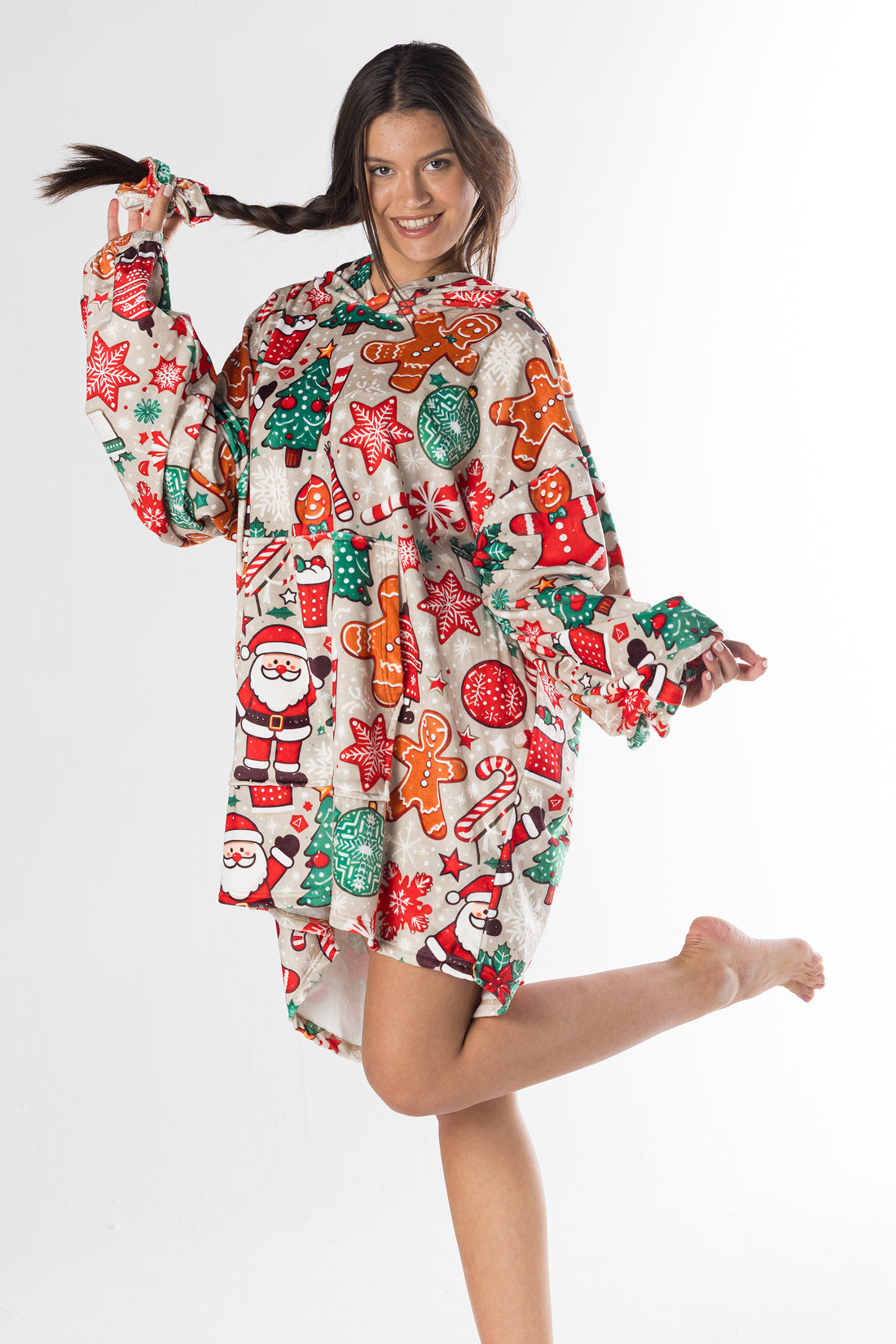 Ginger Snuggle Hoodie Blanket