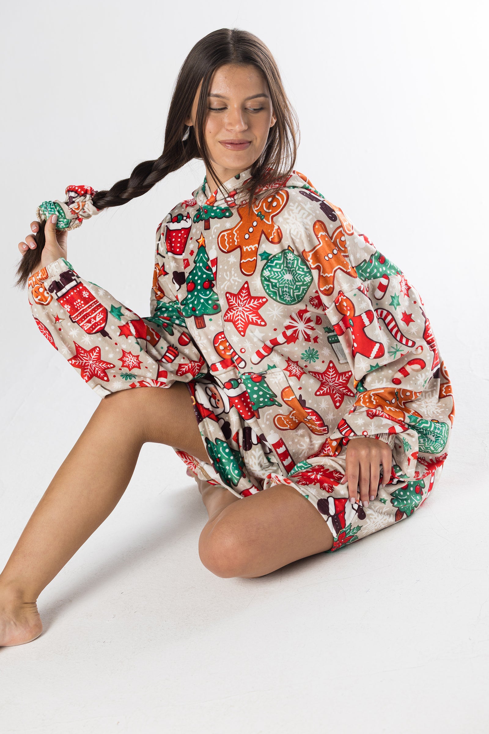 Ginger Snuggle Hoodie Blanket