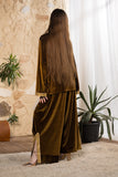 Golden Olive Velvet Set