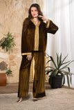 Golden Olive Velvet Set