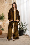 Golden Olive Velvet Set