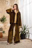 Golden Olive Velvet Set