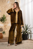 Golden Olive Velvet Set