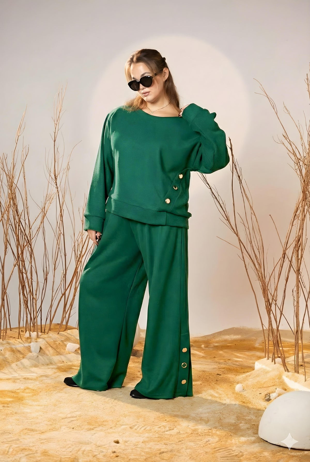 Green Luxe Cashmere Set