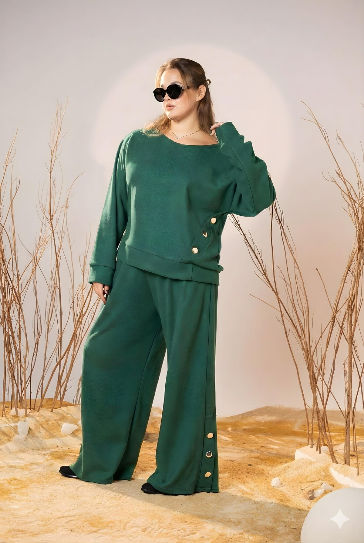 Green Luxe Cashmere Set