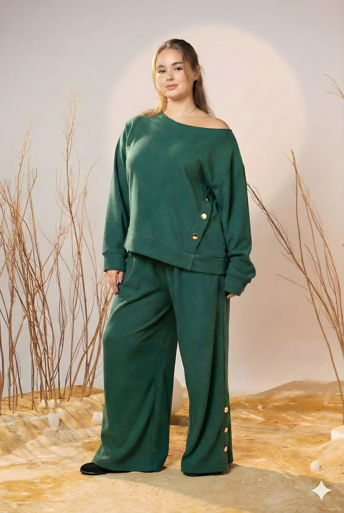 Green Luxe Cashmere Set