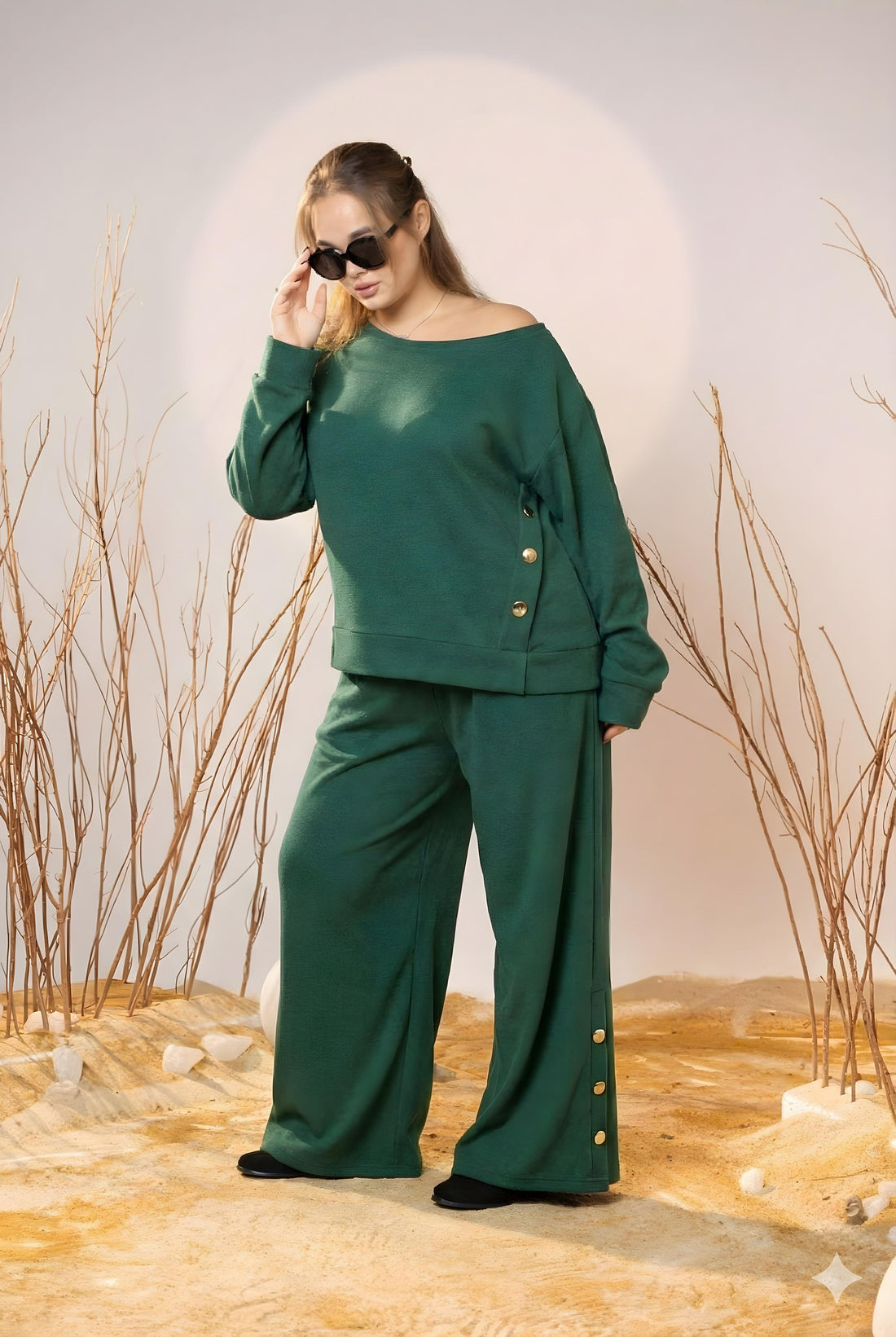 Green Luxe Cashmere Set