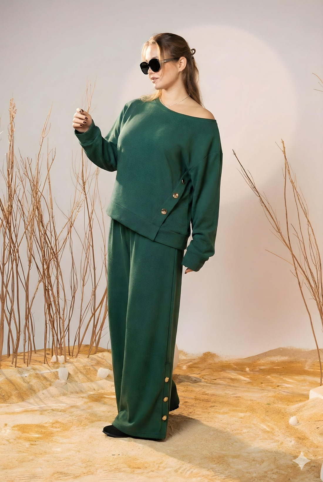 Green Luxe Cashmere Set