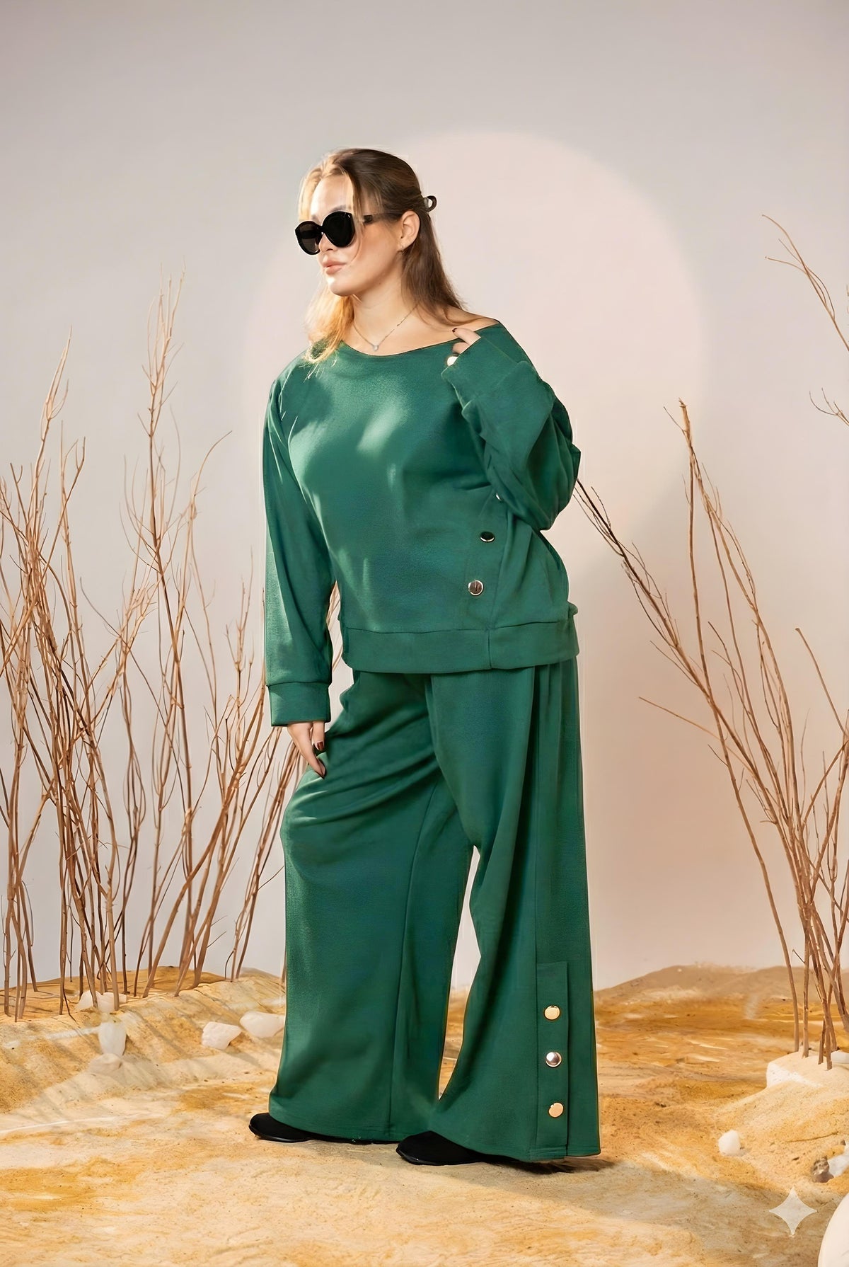 Green Luxe Cashmere Set
