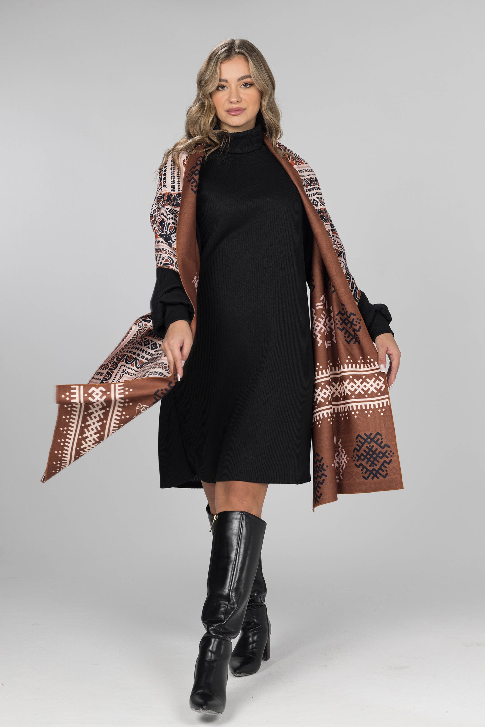 Heritage Double-Face Wool Shawl