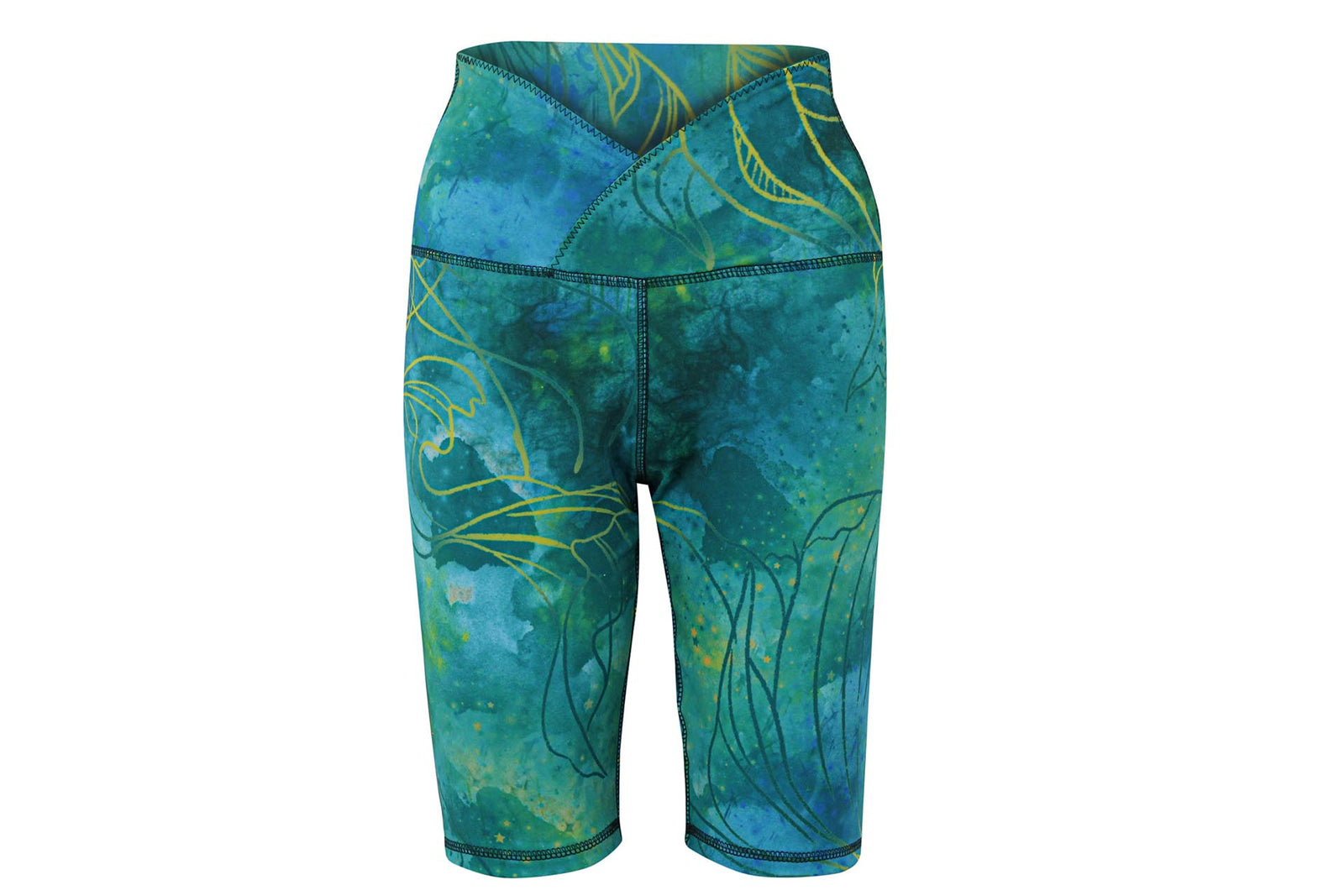 Jelly Fish High Waist Swim Short