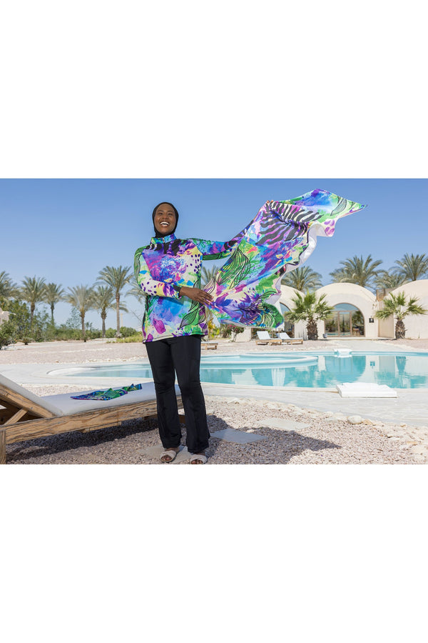 Jungle Splash Beach Towel