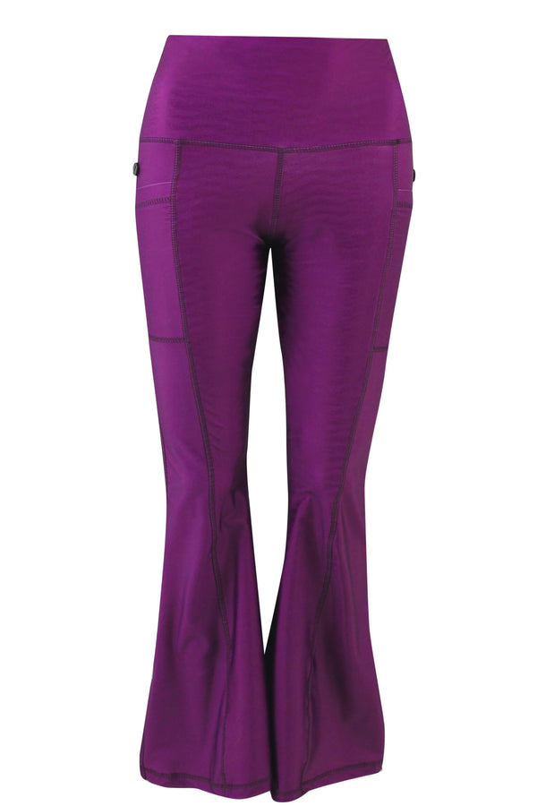 Majestic Mauve Wide-Leg Pants