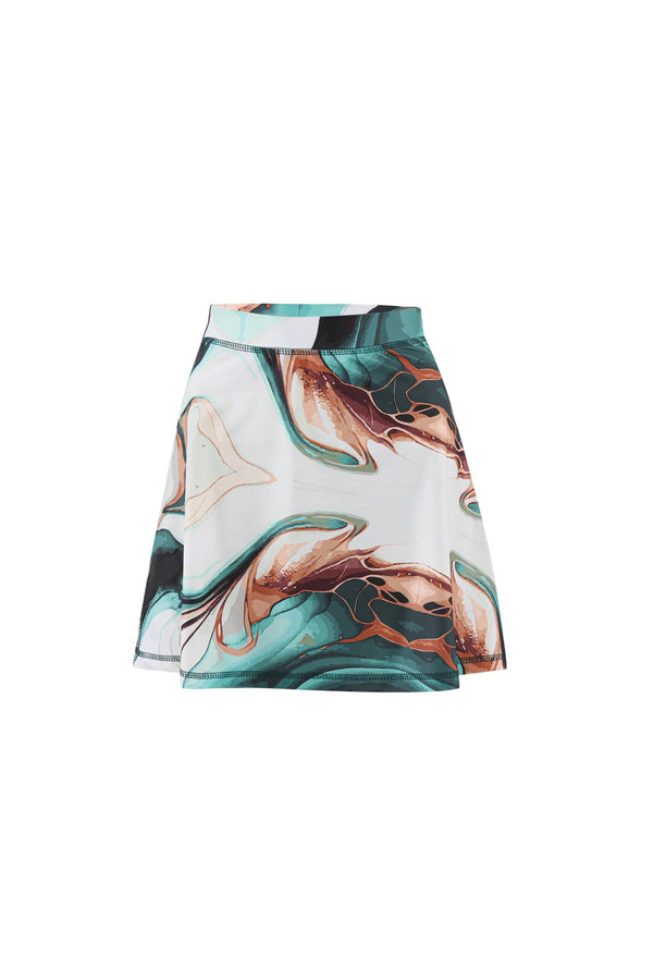 Marbled Oasis Aline Skirt