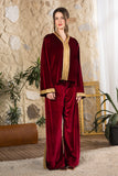 Maroon Velvet Set