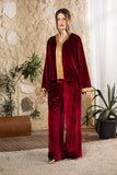 Maroon Velvet Set