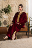 Maroon Velvet Set