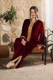 Maroon Velvet Set