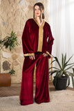 Maroon Velvet Set