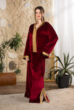 Maroon Velvet Set