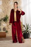 Maroon Velvet Set
