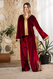 Maroon Velvet Set
