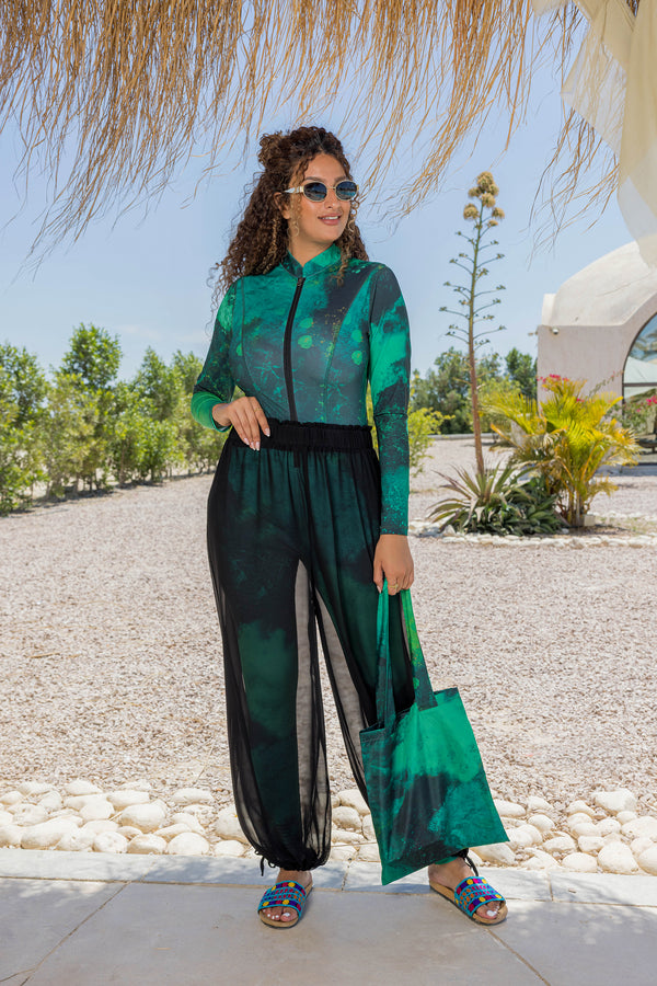 Midnight Chiffon Pants