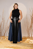 Midnight Contrast Skirt