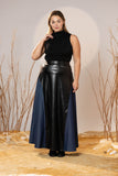 Midnight Contrast Skirt