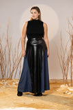 Midnight Contrast Skirt