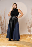 Midnight Contrast Skirt
