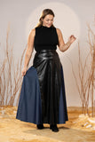 Midnight Contrast Skirt
