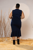 Midnight Curve Midi Skirt