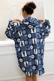 Midnight Festive Hoodie Blanket
