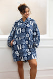 Midnight Festive Hoodie Blanket