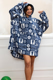 Midnight Festive Hoodie Blanket